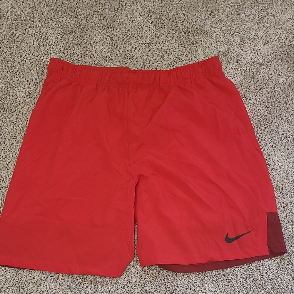 Nike Men's Red Athletic Shorts